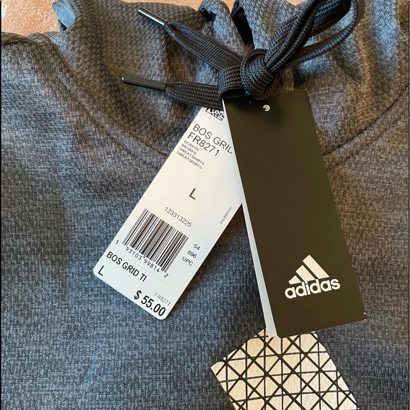 ADIDAS Badge of Sport Team Issue Pullover Hoodie - Picture 9 of 12